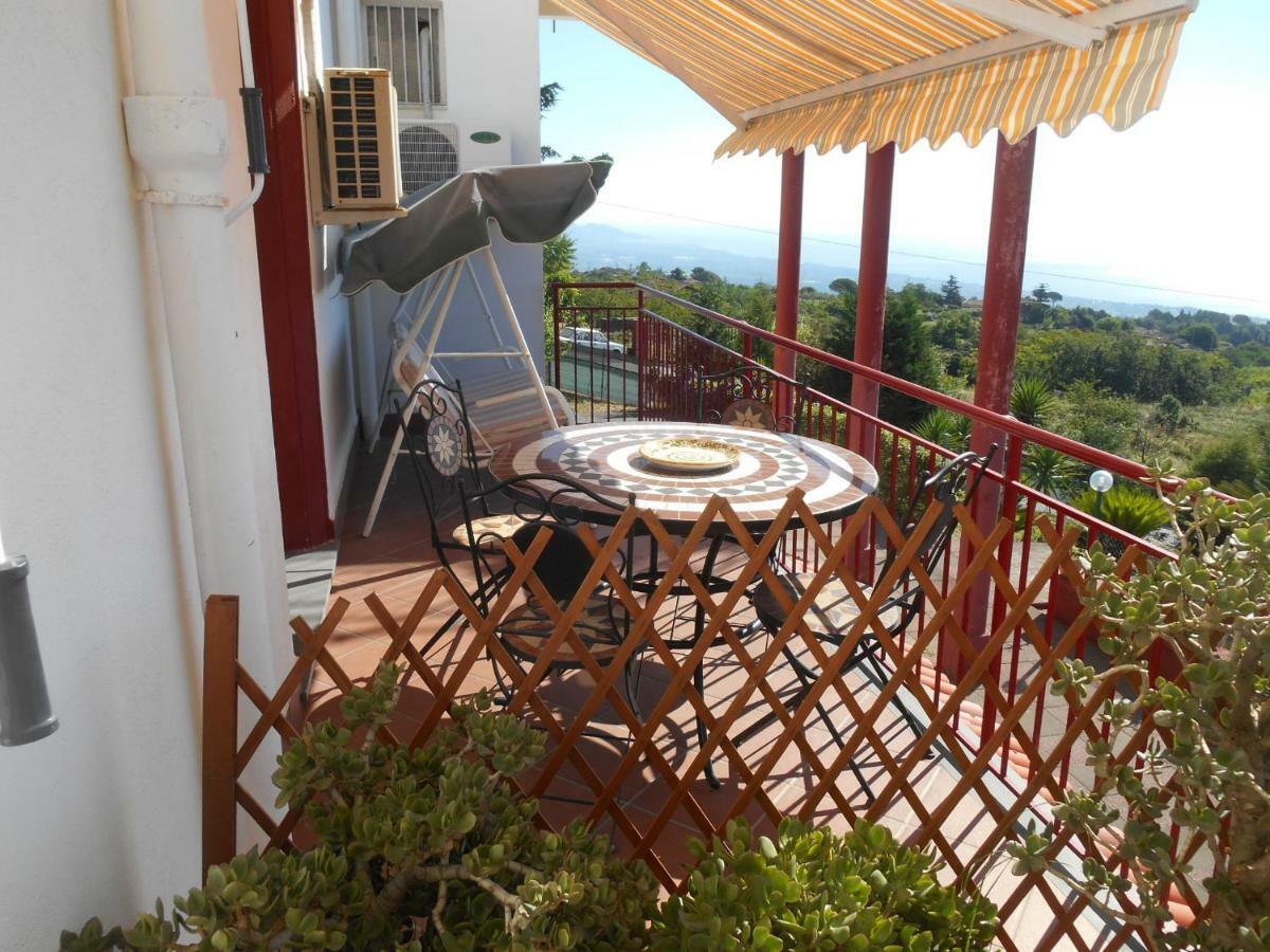 Al Villino Sunshine In Villa Con Piscina Ed Idromassaggio Сант'Альфио Экстерьер фото